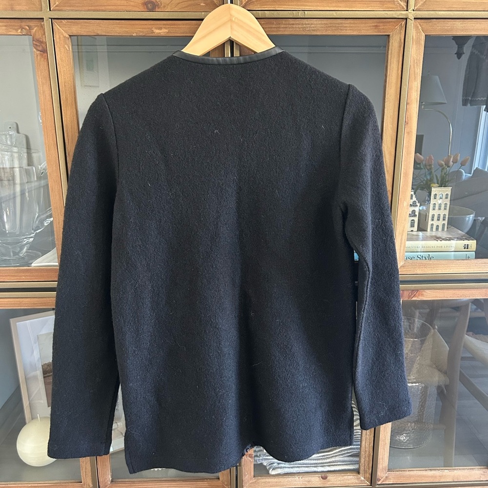 Wool Black Cardigan Women - Picture 5 of 7